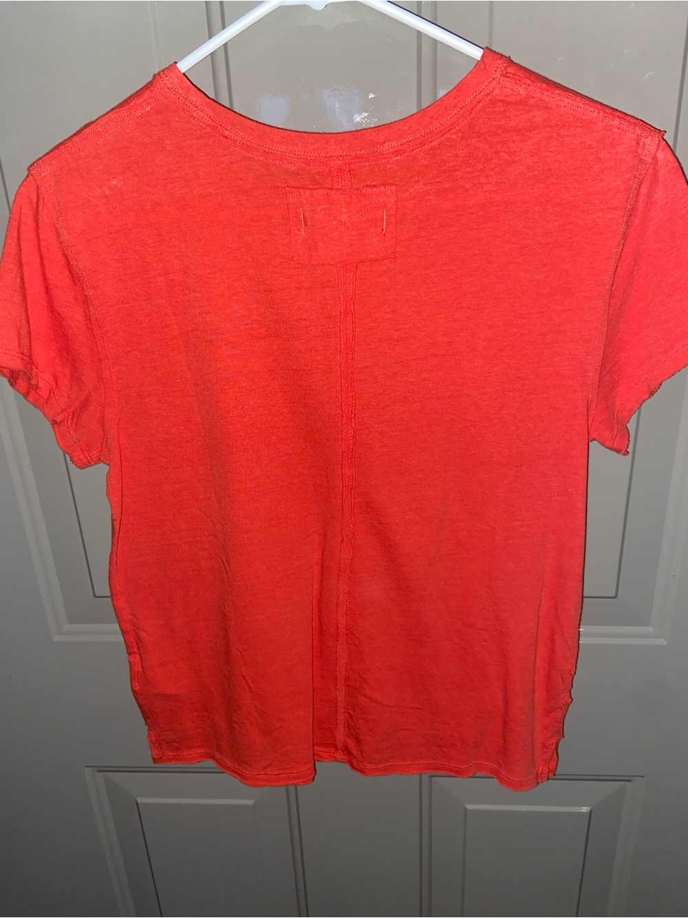 We The Free Coral-Red Short Sleeve Tee - Picture 3 of 3
